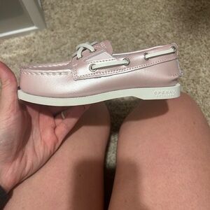 Sperry Kids Light Pink Moccasins